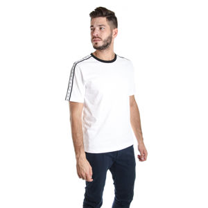 Calvin Klein pánské bílé tričko Tape - S (YAF)